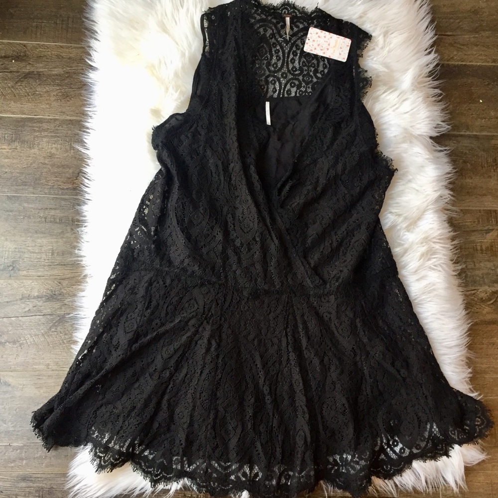 β₯οΈSold on βοΈβ₯οΈπHPπNWT Free People lace dress - Picture 5 of 8